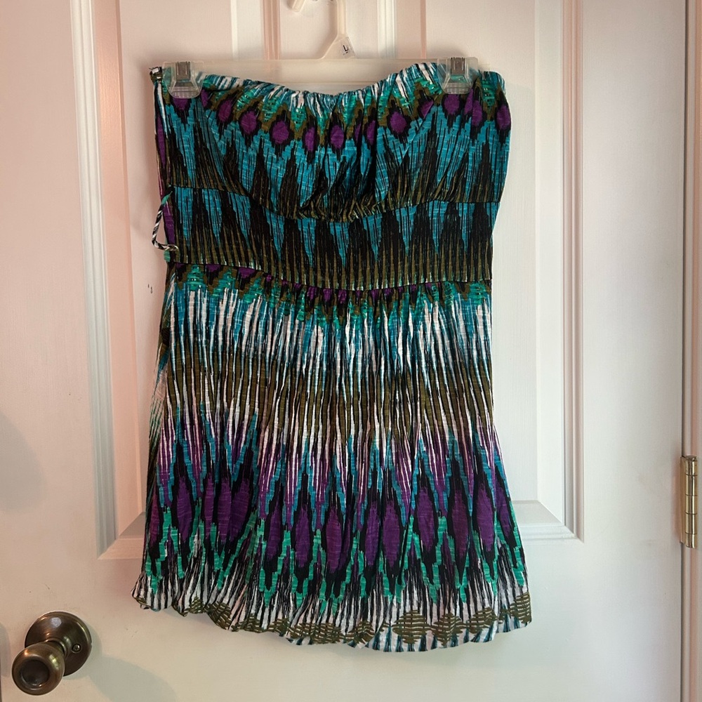 Medium wet seal Multicolored Tube Top